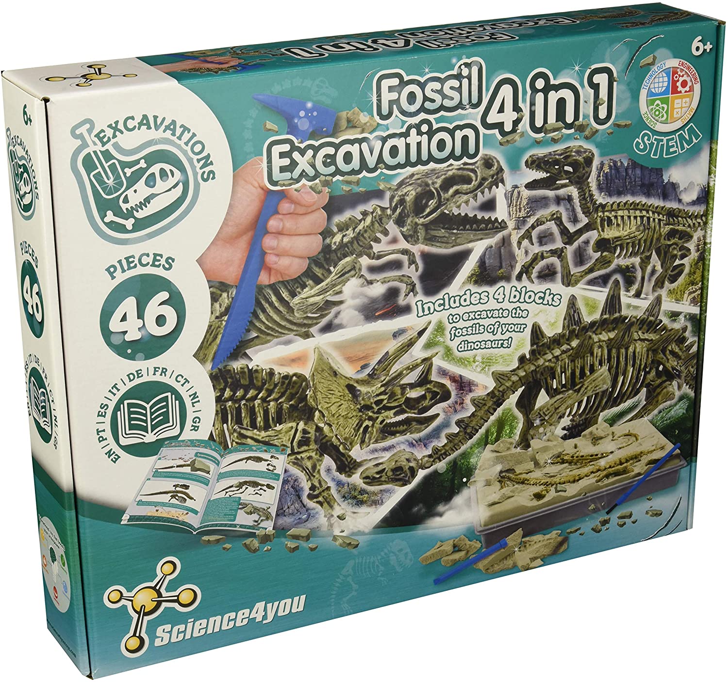 juego excavaciones fosiles